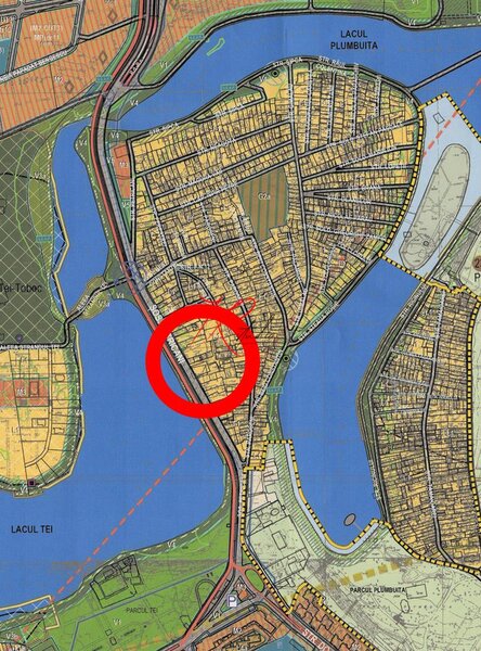 Tei, Petricani la bulevard vanzare teren